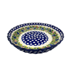 Forma na tarte mała Nd. K73- Ceramika Bolesławiecka AC OWOCE LEŚNE - 3