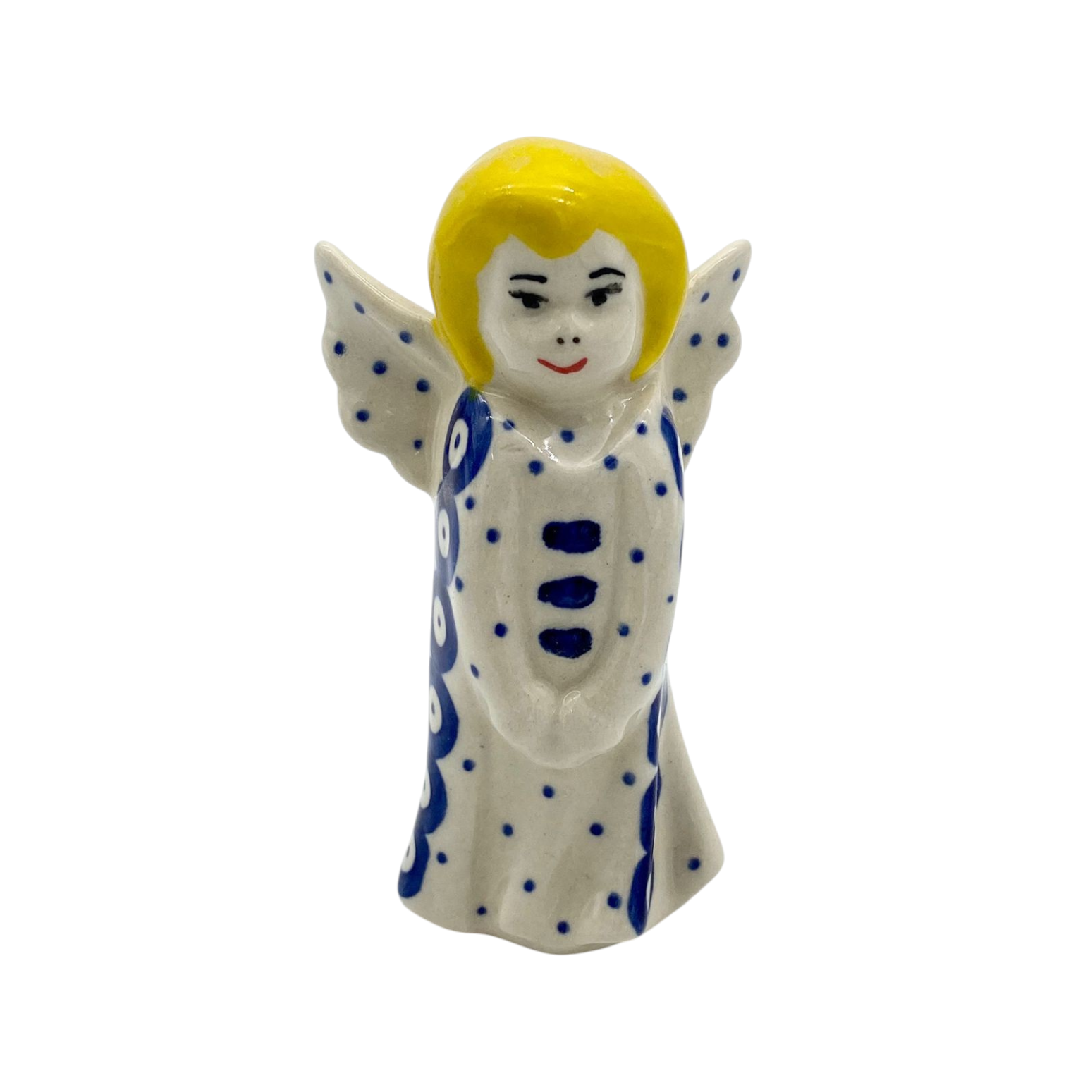 Figurka aniołek Nd. K1- Ceramika Bolesławiecka AC KLASYCZNY (Produkt pod zamówienie- 2tyg.)