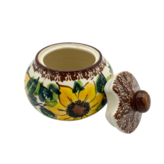 Cukiernica 300ml Nd. T20- Ceramika Bolesławiecka AC SŁONECZNIKI - 3