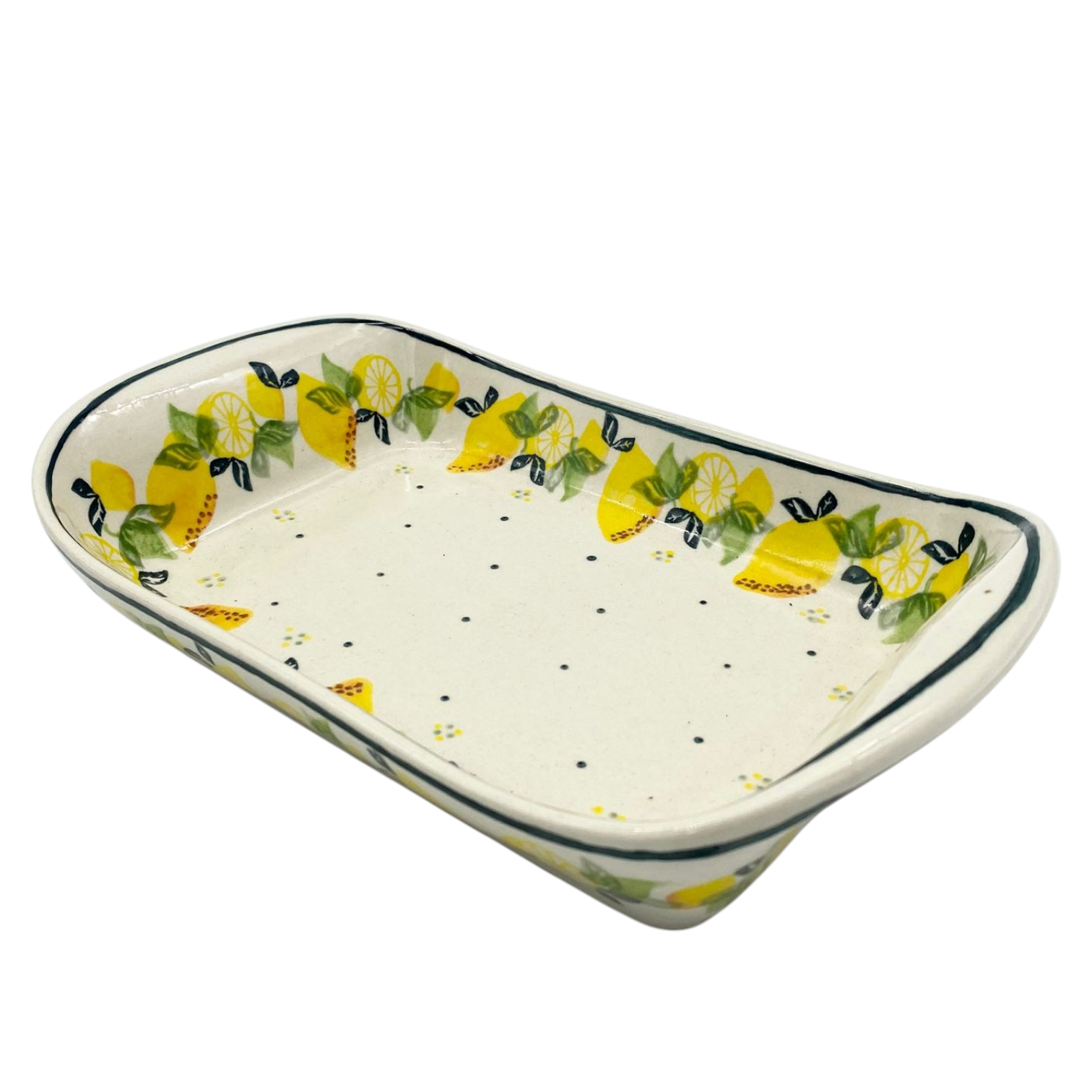 Półmisek łódka nr. 3 Nd. C1- Ceramika Bolesławiecka AC CYTRYNY (Produkt pod zamówienie- 2tyg.) - obrazek 2